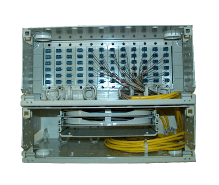 48-port Patch & Splice Shelf Combination (Rear)